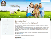 Tablet Screenshot of dogknowledge.net